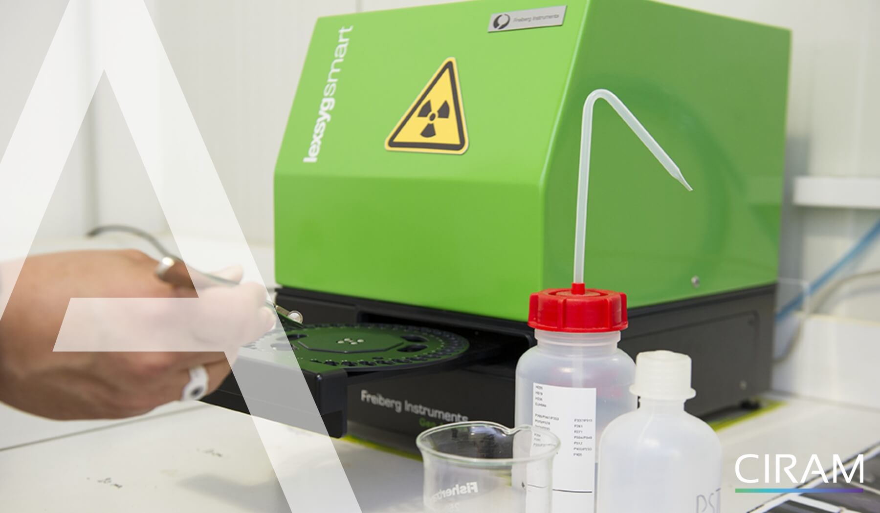 Dating equipment used for thermoluminescence (TL) and optically stimulated luminescence (OSL) analysis in a laboratory setting