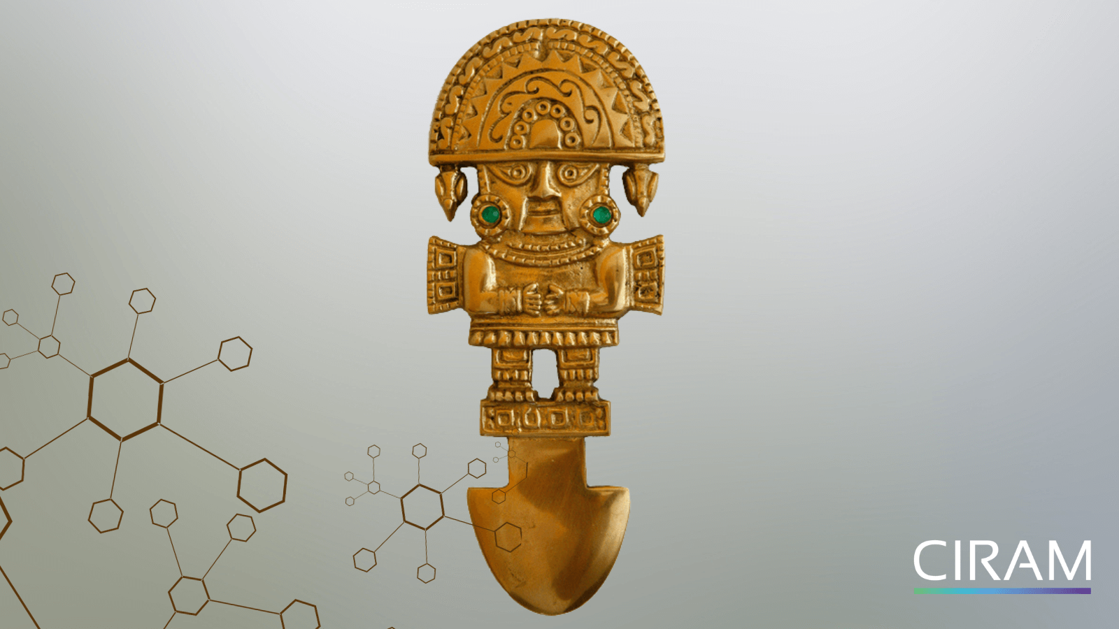 Ancient statue made of gold