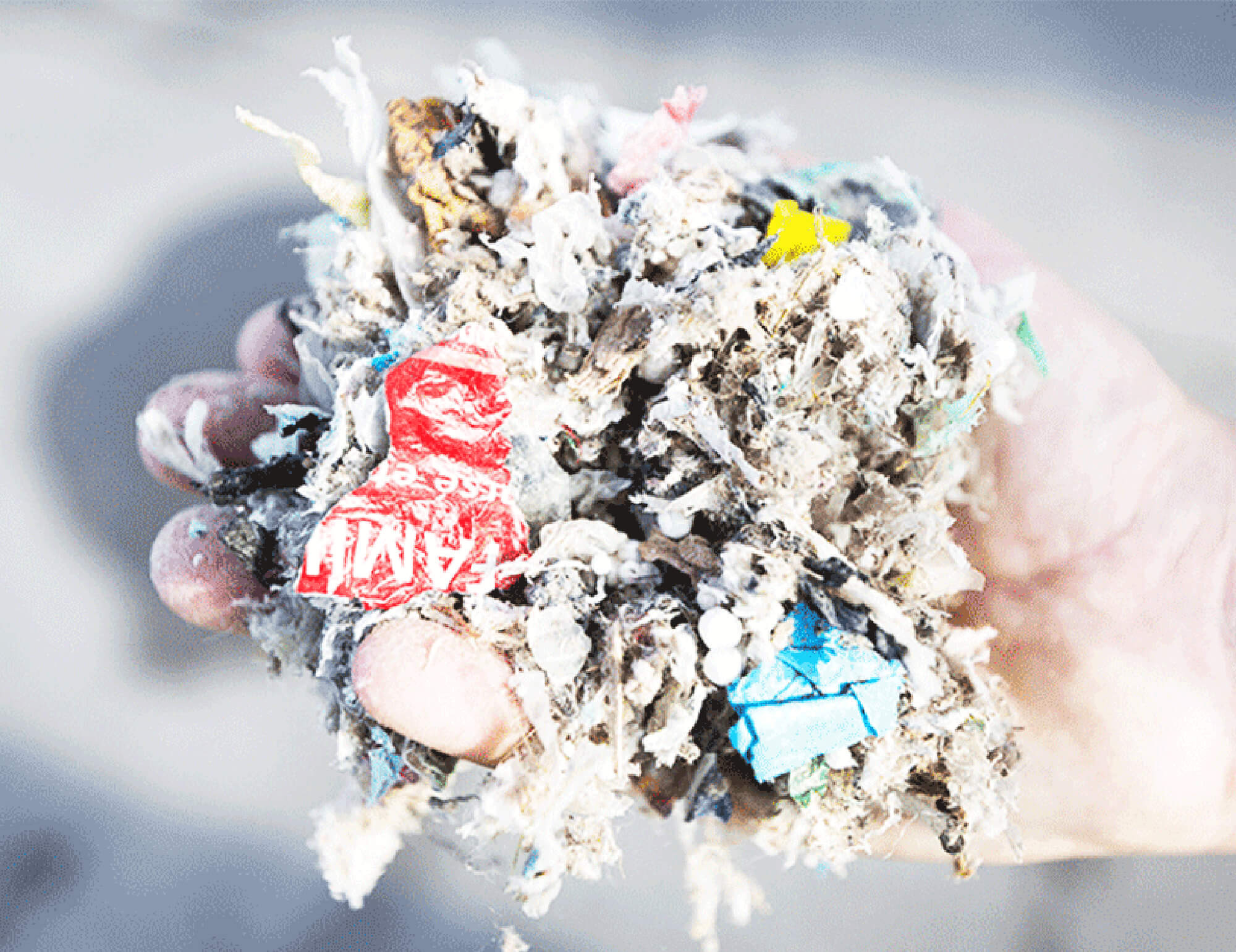 Full hand of solid recovered fuels